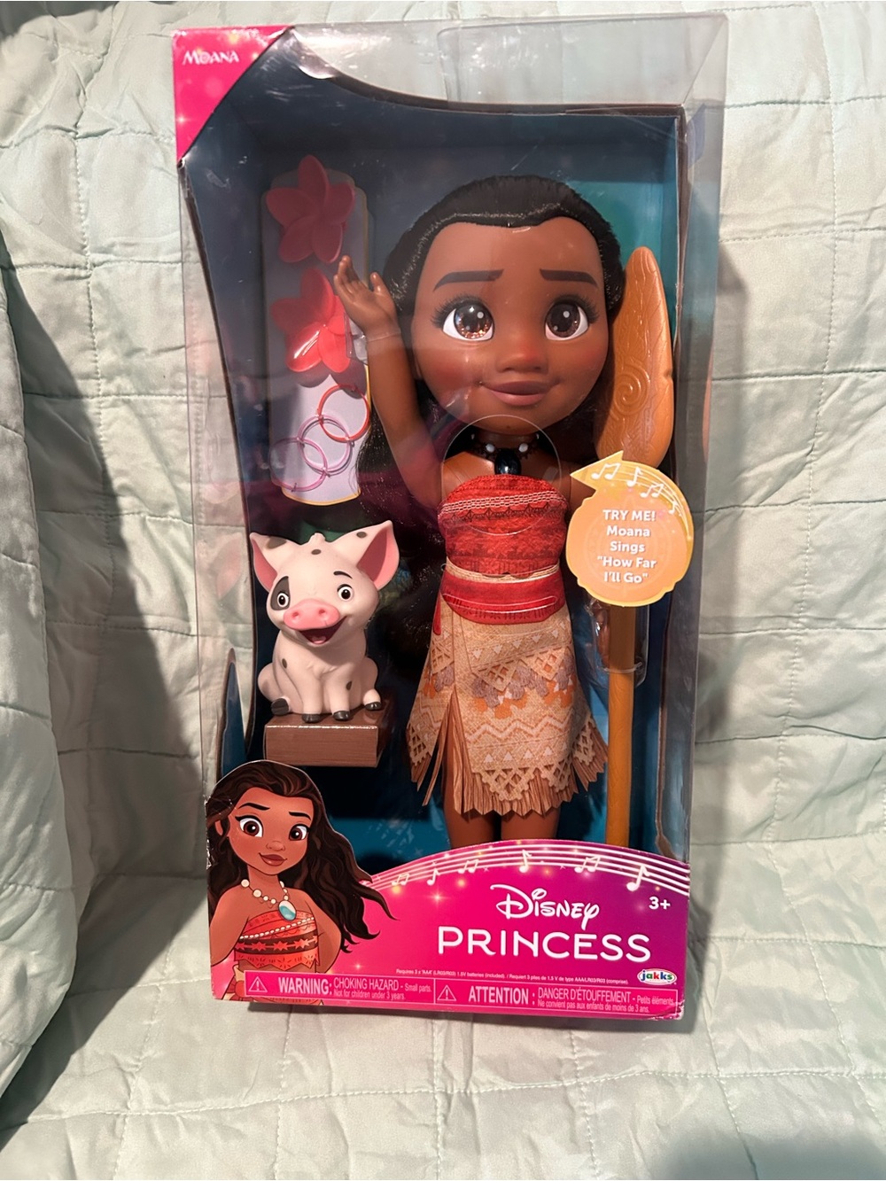 Disney Moana Singing Doll with Pua - Brown, Tan & Red